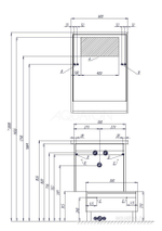 Комод Aquaton Капри 60 таксония темная 1A231003KPDB0