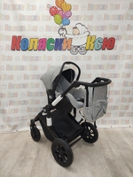 Коляска модульная 3в1 Farfello Molly Trio серый