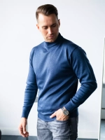 Джемпер Турция тонкий теплый с горлом