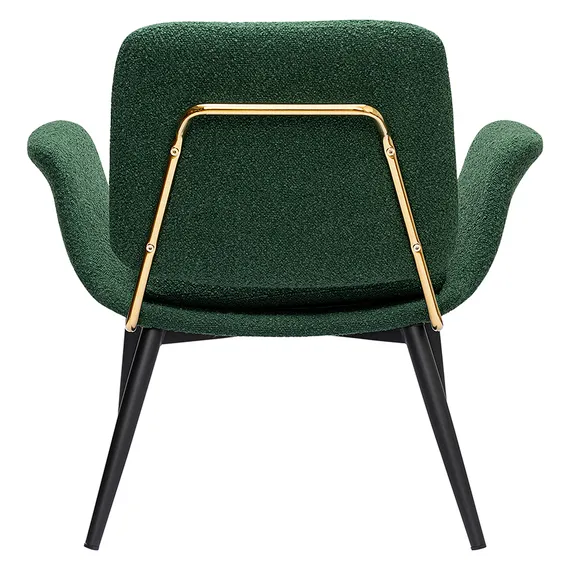 Кресло Hilde, темно-зеленое букле