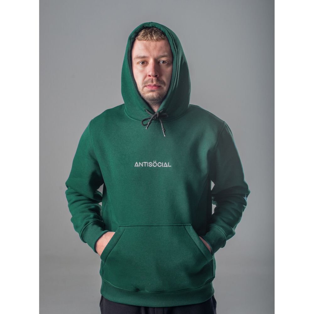 Худи Antisocial Basic Зеленый