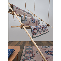 Ковер из хлопка по мотивам эвенских орнаментов 160х230см Tkano Cultural Heritage