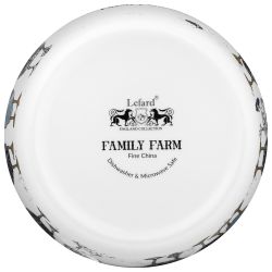 БАНКА LEFARD "FAMILY FARM" С СИЛИКОНОВОЙ КРЫШКОЙ 11,5*11,5*7,5 CM 500 МЛ