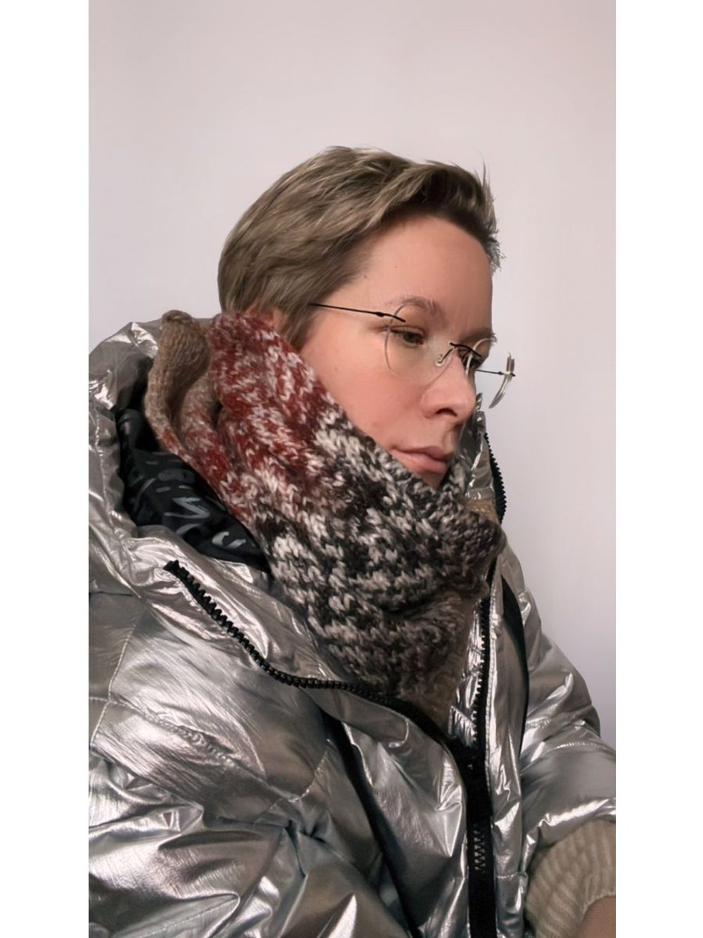 Пряжа для вязания DAMA теплая пушистая аркобалено