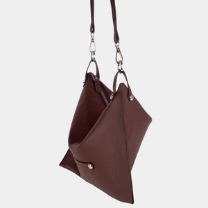 Сумка Tereze из кожи теленка, бордового цвета