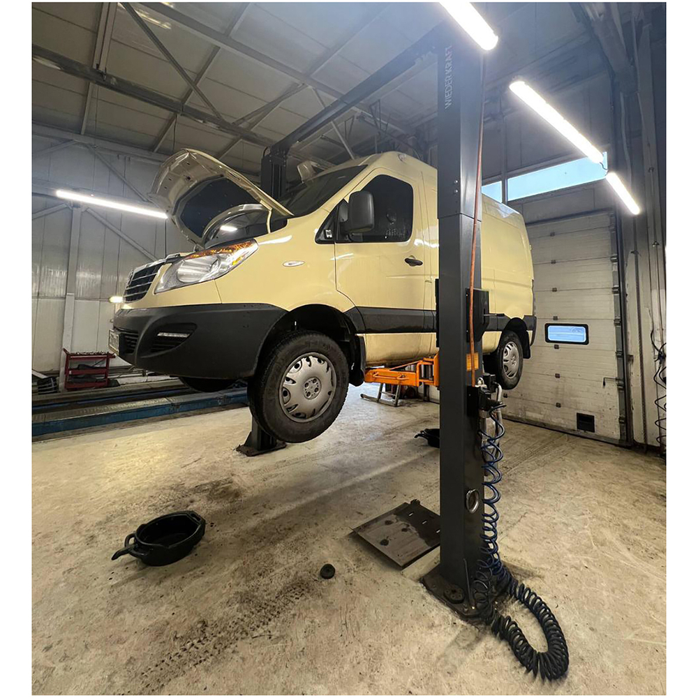 WDK-529 Подъемник двухстоечный с верхней синхронизацией 4 тонны, одност.разбл., 380В