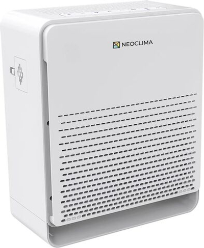 Воздухоочиститель Neoclima NP600W,  до 60м2,  белый/черный
