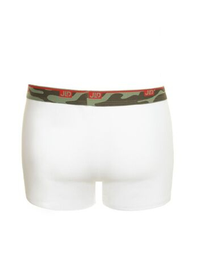 Мужские трусы-боксеры с широкой резинкой в милитари стиле (Размер: M) (Цвет: белый)