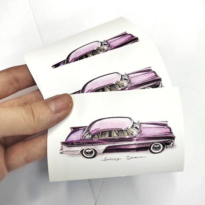 Наклейка на карту "DeSoto 1956"