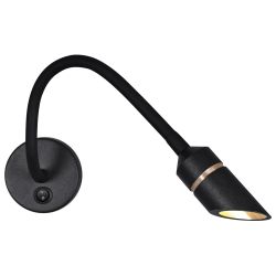 Светильник настенный ЭРА WL47 BK 3000K 3Вт IP20 черный