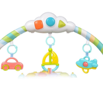 Игровой развивающий коврик для малышей Small Garden арт. 8869B, голубой