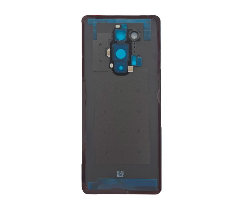 Задняя крышка для OnePlus 8 Pro черная (Onyx Black) со стеклом камеры