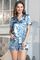 Комплект женский с шортами  Mia-Amore PARIS PIONS ПАРИЖ ПИОН 8995 голубой