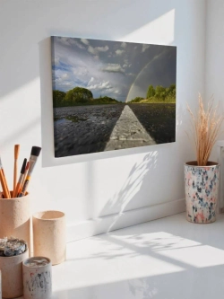 Картина на стену 40 X 50 Дорога после дождя