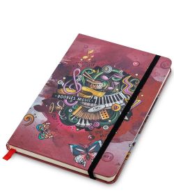 BM-05/3 Блокнот сред. «Звуки музыки» (3D твердая обложка)