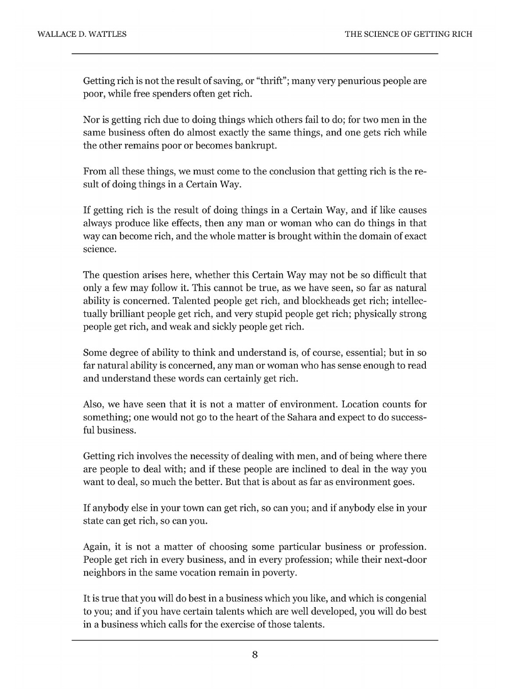 The Science of Getting Rich | Wallace D. Wattles