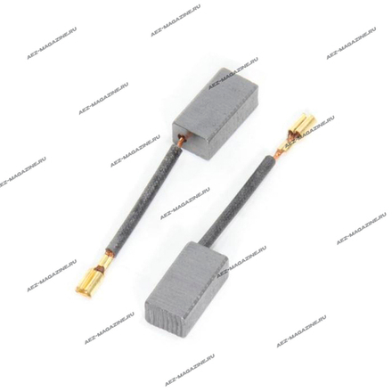 Электроугольная щётка 6,5x9x17 поводок, клемма-мама, боковой срез подходит для HITACHI в коробочке