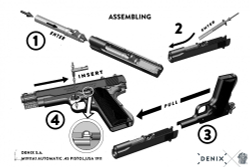 Пистолет автоматический Кольт 45 калибра 1911 года