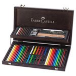 Набор художественный FABER-CASTELL "Art & Graphic Compendium", 54 предмета, деревянный ящик, 110088