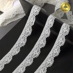 Кружево эластичное (стрейч) 15 мм 8031, цв.F102 сумрачно-белый уп.50м, Kruzhevo