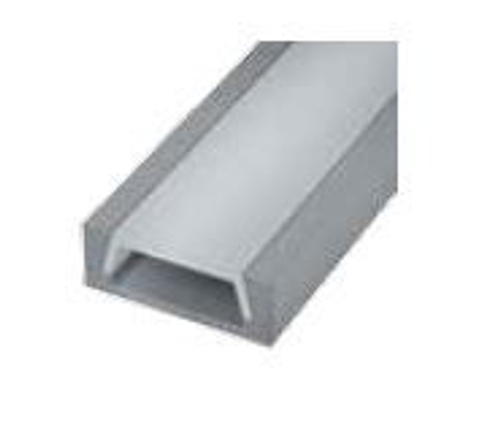 ST017.129.01 Накладной профиль с рассеивателем (Комплект: Рассеиватель 2м; Заглушки 2шт; Монтажная скоба 4 шт) ST-Luce Алюминий анодированный