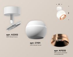 Ambrella Комплект поворотного светильника с дополнительной подсветкой MR16 Споты XM1101005