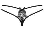 Ажурные трусики-стринги Intensa double (Размер: S-M) (Цвет: черный)
