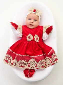 Комплект на выписку новорожденного осень