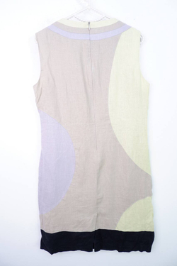 Платье Вкусняшка льняное, визуально на 44 размер