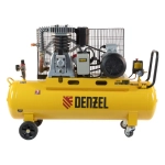 DENZEL BCI4000-T/100 компрессор воздушный 4.0 квт, ременный привод, 100 литров, 690 л/мин 58123