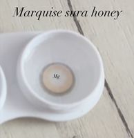 Медовые линзы с окантовкой на 12 месяцев Marquise sura Honey  / Линзы в стиле Acuvue define