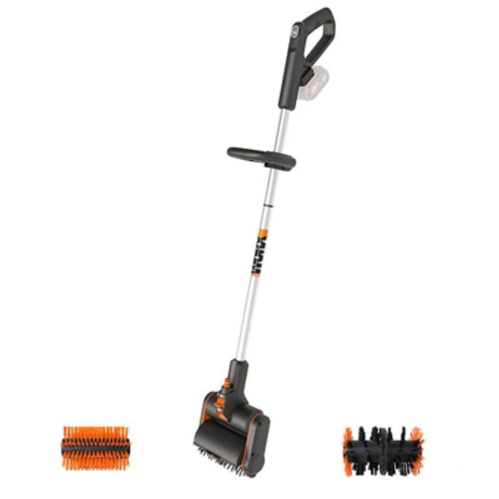 Щетка для чистки дорожек WORX WG441E, 20В, 4Ач х1, ЗУ