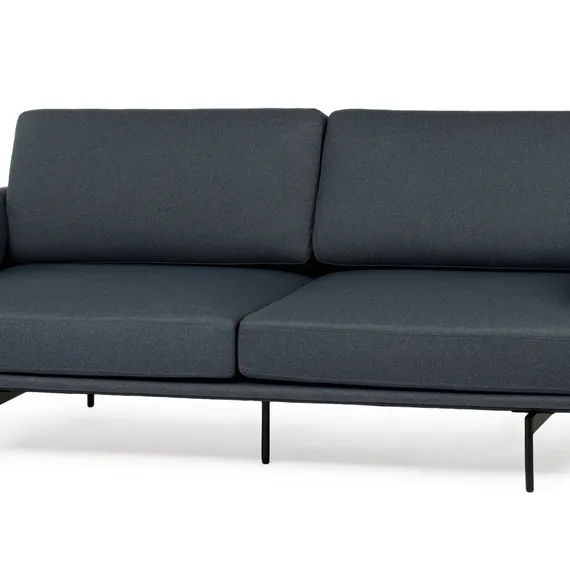 Двухместный диван Bebe 185 см, темно-синий