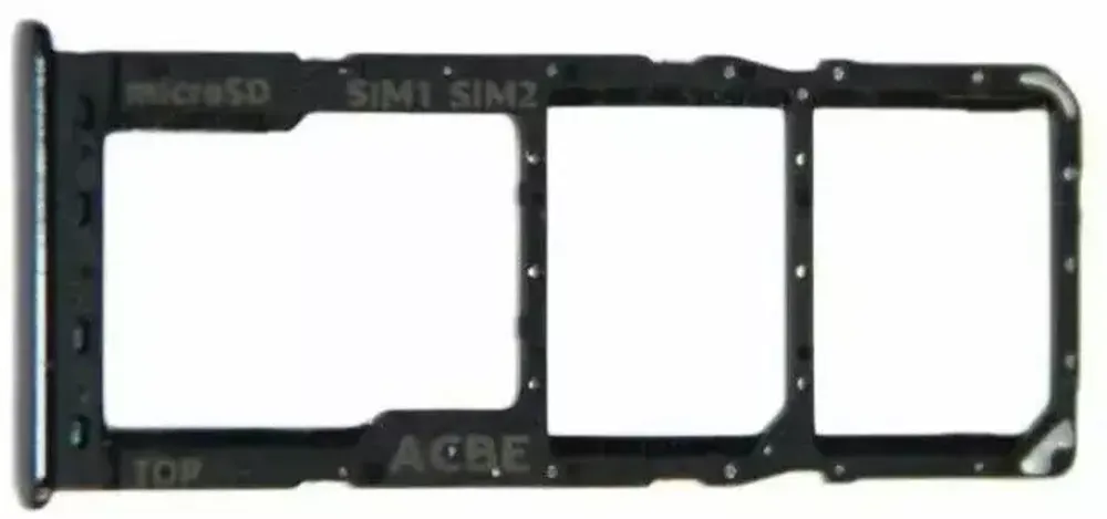 Держатель SIM для Samsung Galaxy A32 4G (A325F) Черный