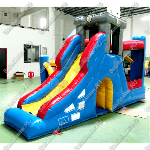 Коммерческий надувной батут "Домик приключений"
