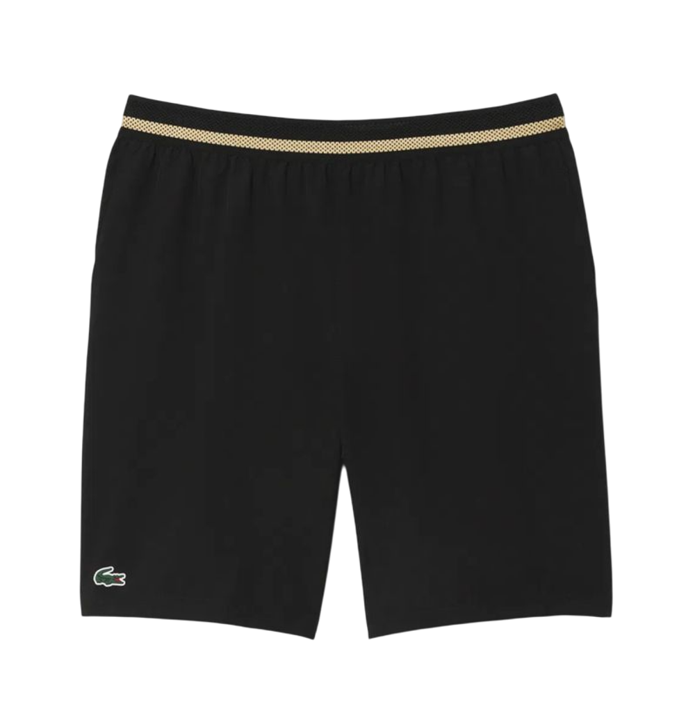 Теннисные шорты Lacoste Tennis X Novak Djokovic - black/yellow