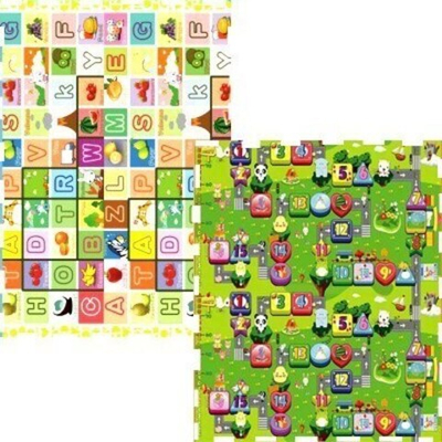 Коврик двусторонний Английский алфавит+Лабиринт (180х200х1 см)