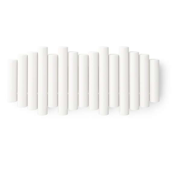 Вешалка настенная picket, 5 крючков, белая