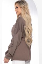 Жакет "Баттерфляй" (кофе) Б8438 LT Collection