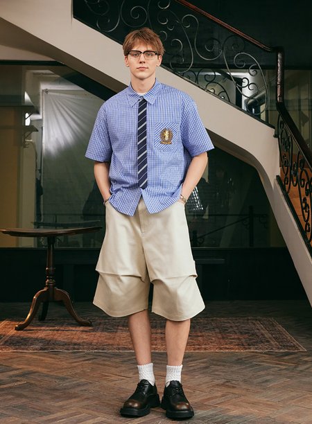 Рубашка HARSHandCRUEL "HACR Academy" Short Sleeve Shirt