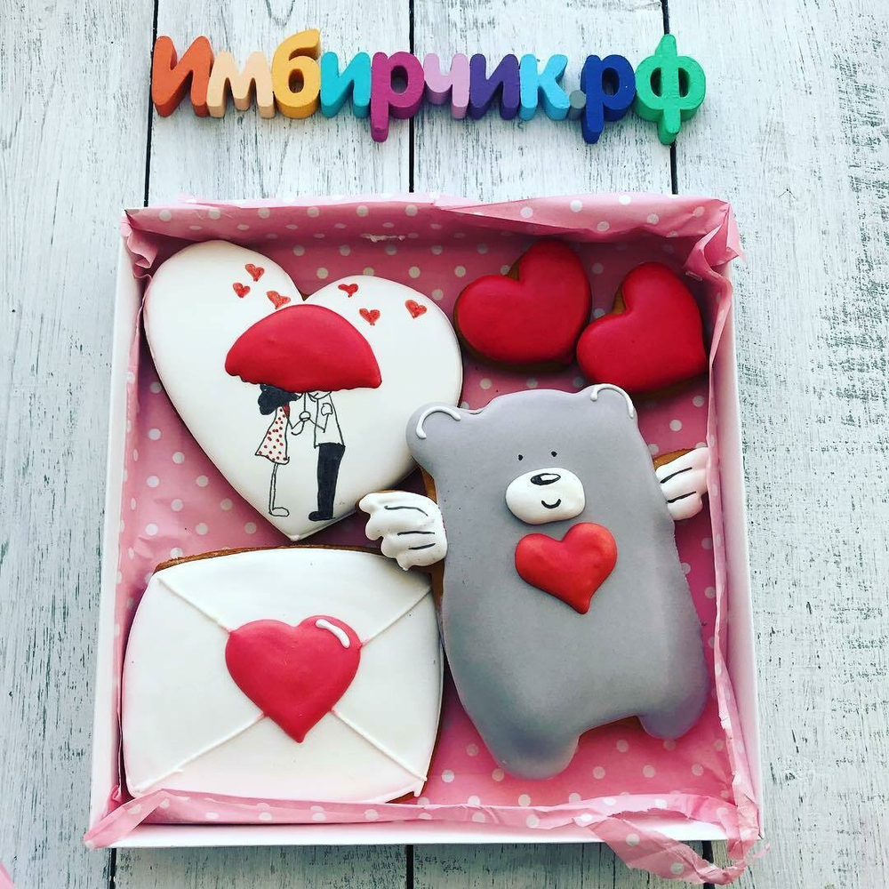 Имбирные пряники Любовь