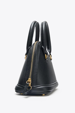 ZARA СУМКА CITY, ЧЕРНЫЙ