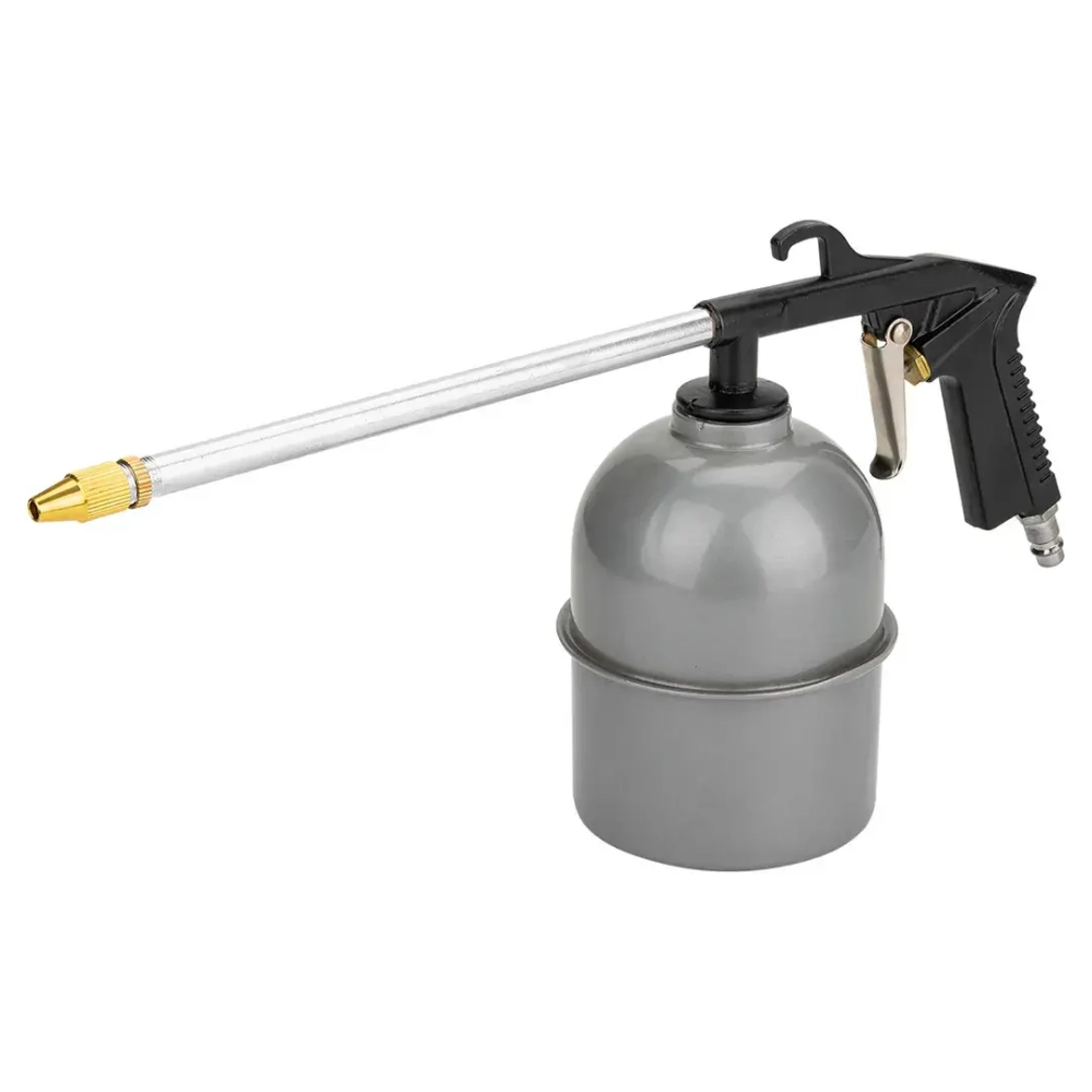 Пневмопистолет для мойки двигателя с бачком(расход воздуха 130 л/мин, емкость бачка 600мл) Forsage F-2374