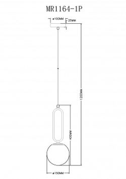 Подвесной светильник MyFar Pierre MR1164-1P