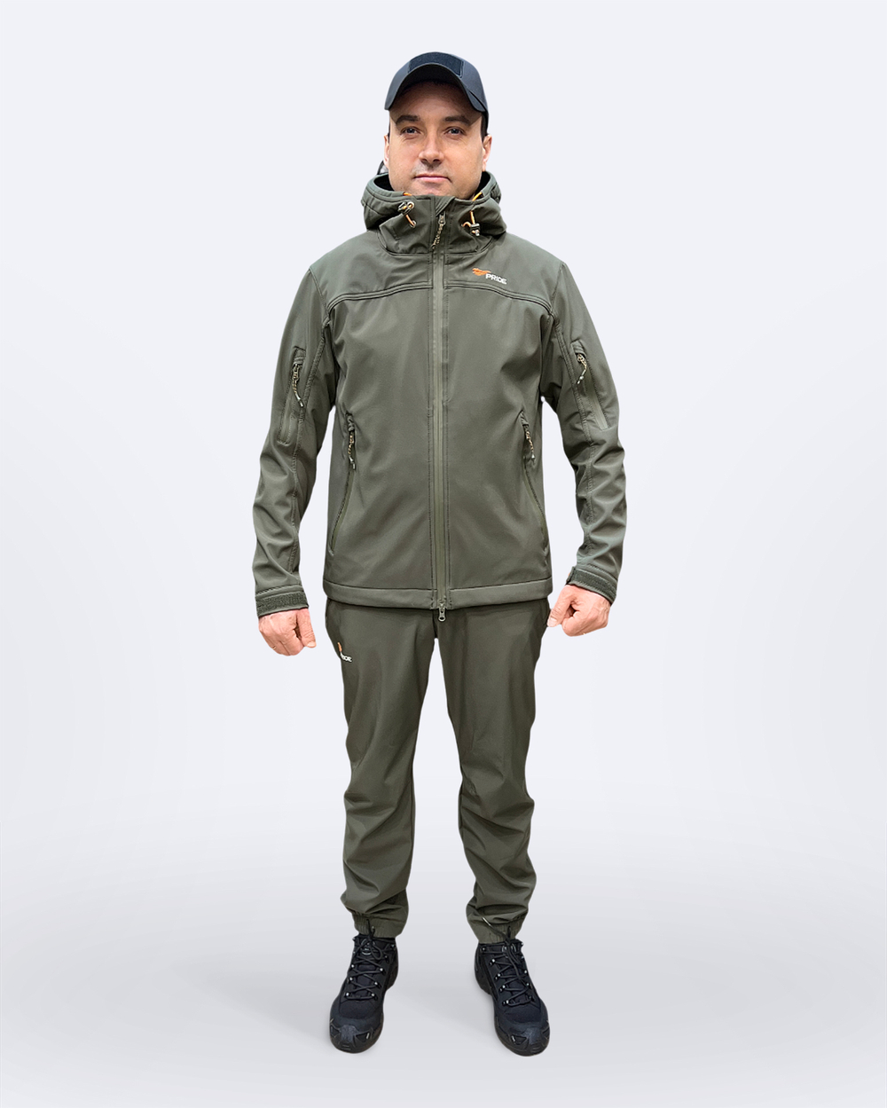 Костюм PRIDE Магнум демисезонный, хаки, софтшелл с мембраной 10000/10000