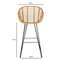 Барный стул Vetle Bent, светлый ротанг