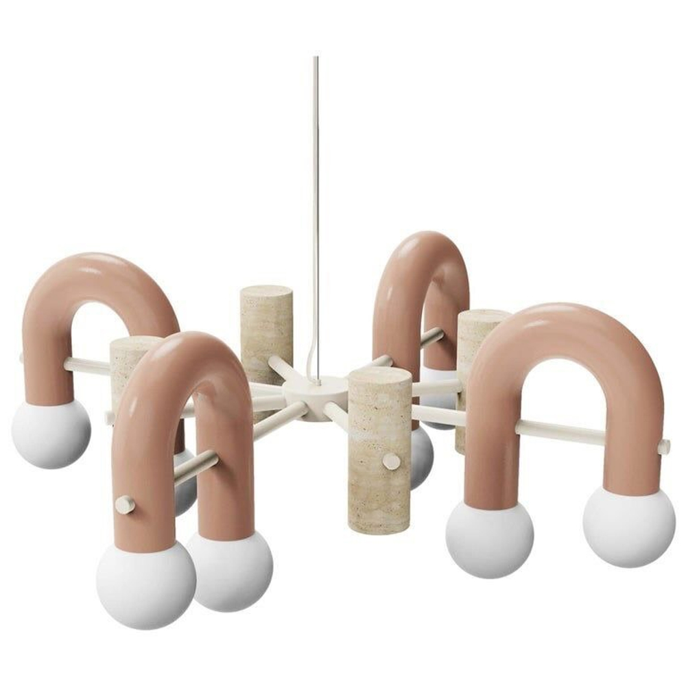 Современная дизайнерская люстра в стиле арт-объекта.