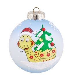 Элита НФШ-1696/4 Ел.украшение Шар «Змея» 85 мм