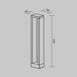 Ландшафтный светильник Outdoor O462FL-L10GF3K