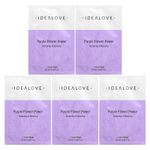 Idealove, Purple Flower Power, 5 тканевых косметических масок, 25 мл (0,85 жидк. унции) каждая